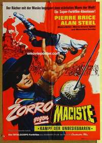 a662 SAMSON & THE SLAVE QUEEN German movie poster '64 Umberto Lenzi