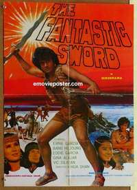 a164 FANTASTIC SWORD Hong Kong movie poster '70s Ernie Garcia