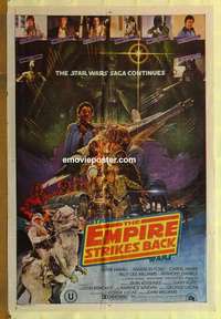a271 EMPIRE STRIKES BACK Indian movie poster '80 George Lucas classic!