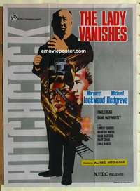 a278 LADY VANISHES Indian movie poster R60s Alfred Hitchcock