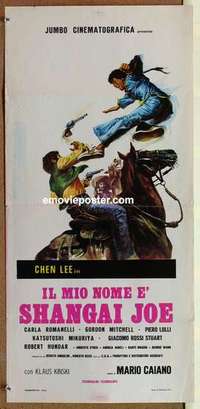 a195 FIGHTING FISTS OF SHANGHAI JOE Italian locandina movie poster '72