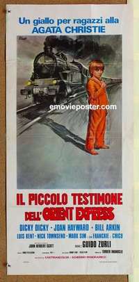 a196 IL PICCOLO TESTIMONE DELL'ORIENT EXPRESS Italian locandina movie poster '76