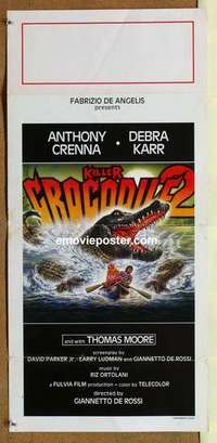 a197 KILLER CROCODILE 2 Italian locandina movie poster '90 horror!