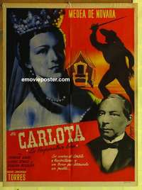 a319 MAD EMPRESS Mexican movie poster '40 Juanino artwork!