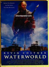 a396 WATERWORLD Pakistani movie poster '95 Kevin Costner, sci-fi