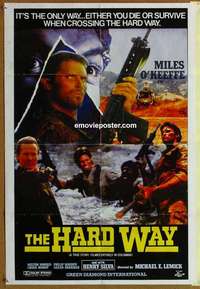 a407 HARD WAY Filipino movie poster '87 Miles O'Keeffe