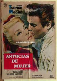 a212 DIANE Spanish movie poster '65 Pedro Armendariz, Lana Turner