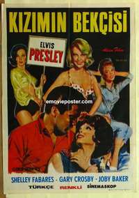 a241 GIRL HAPPY Turkish movie poster '65 Elvis Presley, rock 'n' roll