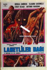 a257 SLAVE OF THE CANNIBAL GOD Turkish movie poster '78 sexy Andress!