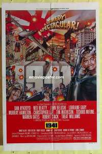 b007 1941 style D one-sheet movie poster '79 Spielberg, Belushi, McMacken art
