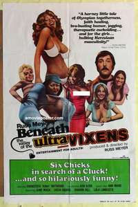 b199 BENEATH THE VALLEY OF THE ULTRA VIXENS one-sheet movie poster '79