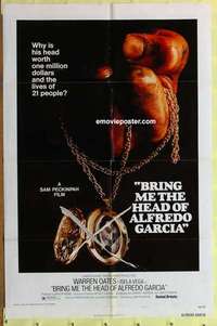 b298 BRING ME THE HEAD OF ALFREDO GARCIA style A one-sheet movie poster '74