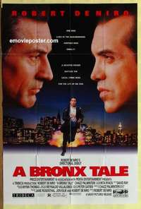 b302 BRONX TALE one-sheet movie poster '93 Robert De Niro, Palminteri