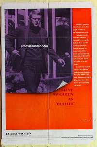 b310 BULLITT one-sheet movie poster '69 Steve McQueen, Robert Vaughn
