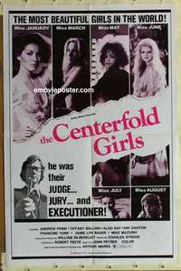 b365 CENTERFOLD GIRLS one-sheet movie poster '74 girly magazine sex!