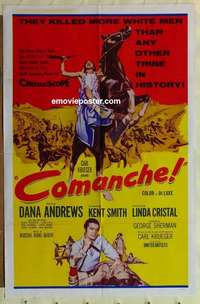 b411 COMANCHE int'l 1sh R60s Dana Andrews, Linda Cristal, they killed more white men than any other