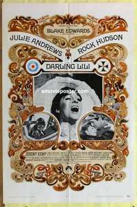 b482 DARLING LILI one-sheet movie poster '70 Julie Andrews, Blake Edwards