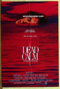 b498 DEAD CALM one-sheet movie poster '89 Nicole Kidman, Sam Neill