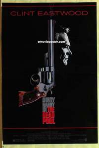b500 DEAD POOL one-sheet movie poster '88 Clint Eastwood as Dirty Harry!