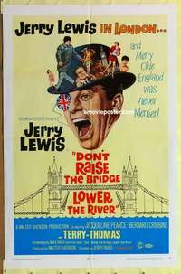 b561 DON'T RAISE THE BRIDGE, LOWER THE RIVER one-sheet movie poster '68