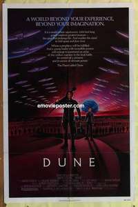 b582 DUNE one-sheet movie poster '84 David Lynch sci-fi fantasy epic!