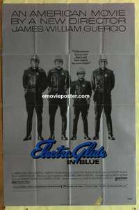b592 ELECTRA GLIDE IN BLUE foil 1sh 1973 short cop Robert Blake and Alan Ladd are same height!