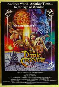 b479 DARK CRYSTAL English one-sheet movie poster '82 Jim Henson, Frank Oz