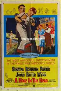 b880 HOLE IN THE HEAD one-sheet movie poster '59 Frank Sinatra, Capra
