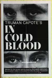 b938 IN COLD BLOOD one-sheet movie poster '68 Robert Blake, Scott Wilson
