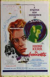 b958 INNOCENTS one-sheet movie poster '62 Deborah Kerr, Michael Redgrave