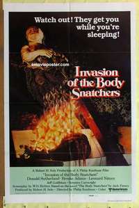 b963 INVASION OF THE BODY SNATCHERS int'l A one-sheet movie poster '78
