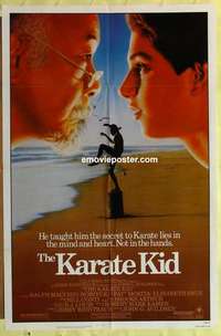 c016 KARATE KID one-sheet movie poster '84 Pat Morita, Ralph Macchio