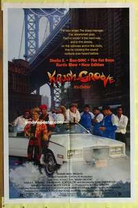 c038 KRUSH GROOVE one-sheet movie poster '85 Run-DMC, The Fat Boys!