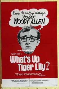 d079 WHAT'S UP TIGER LILY one-sheet movie poster R78 Woody Allen spoof!