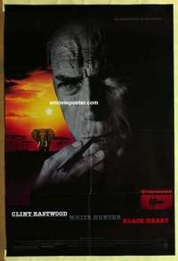 d064 WHITE HUNTER, BLACK HEART DS one-sheet movie poster '90 Clint Eastwood
