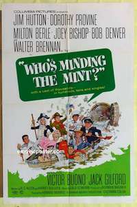 d054 WHO'S MINDING THE MINT one-sheet movie poster '67 Jack Rickard art!