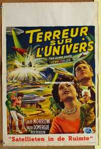 f062 THIS ISLAND EARTH Belgian movie poster '55 sci-fi classic, Morrow
