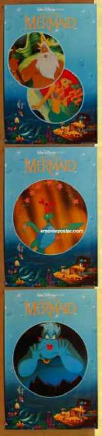 f083 LITTLE MERMAID 3 English 20x30 movie posters '89 great images!