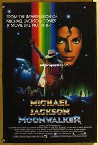 f088 MOONWALKER British double crown movie poster '88 Michael Jackson