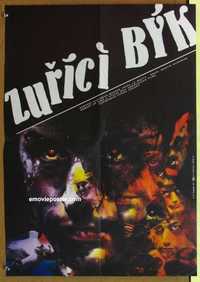 f140 RAGING BULL Czech 23x33 movie poster '80 De Niro, Ziegler art!