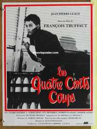 f150 400 BLOWS French 15x20 movie poster R80s Francois Truffaut, Leaud