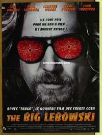 f155 BIG LEBOWSKI French 16x21 movie poster '98 Jeff Bridges, cool!