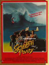 f156 BIG WEDNESDAY French 15x20 movie poster '78 classic surfing!