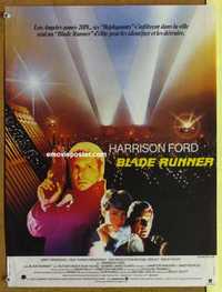 f157 BLADE RUNNER French 15x20 movie poster '82 Harrison Ford, Hauer