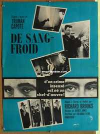 f186 IN COLD BLOOD French 23x31 movie poster '68 Blake, Truman Capote