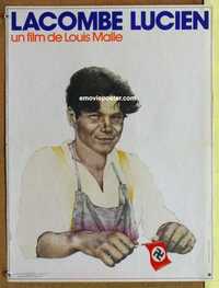 f166 LACOMBE LUCIEN French 15x20 movie poster '74 Louis Malle