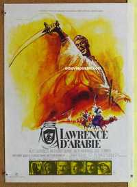 f167 LAWRENCE OF ARABIA French 15x20 movie poster R70s David Lean classic!
