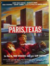 f193 PARIS TEXAS French 23x30 movie poster '84 Wim Wenders, Stanton