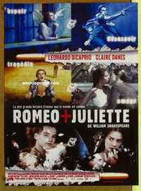 f171 ROMEO & JULIET French 15x20 movie poster '96 DiCaprio, Danes