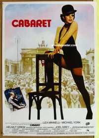 f204 CABARET German movie poster '72 Liza Minnelli, Bob Fosse